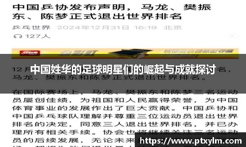 中国姓华的足球明星们的崛起与成就探讨
